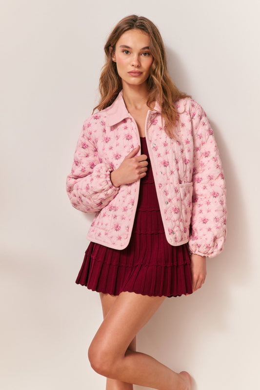 Veste matelassée florale Quinlette