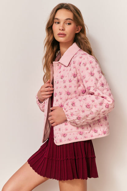 Veste matelassée florale Quinlette