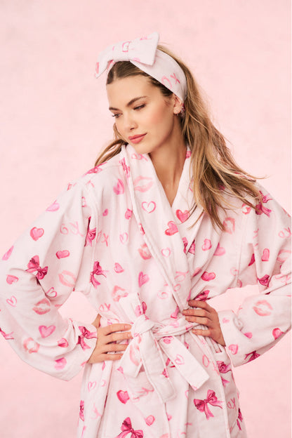 Bandeau nettoyant visage Bow - BLUSHING KISSES