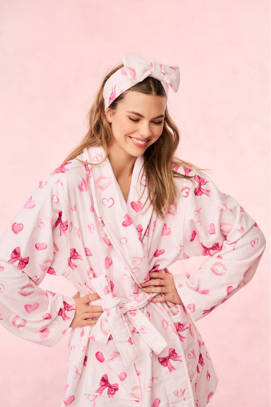 Bandeau nettoyant visage Bow - BLUSHING KISSES