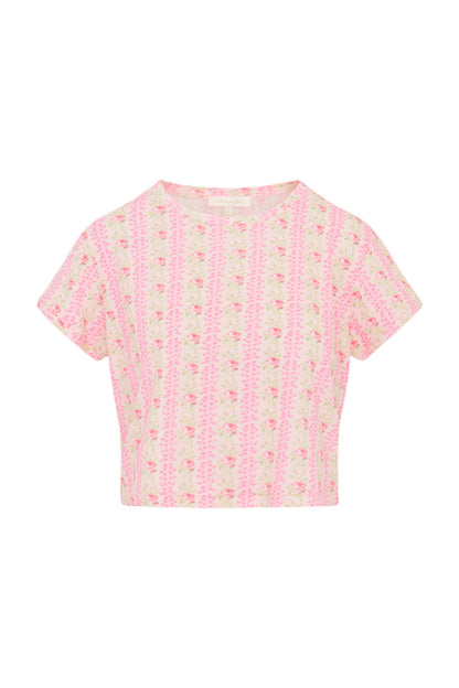 T-shirt court Rubin - MACARON ROSE