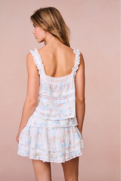 Jupe Mini Rosa Beaux à volants