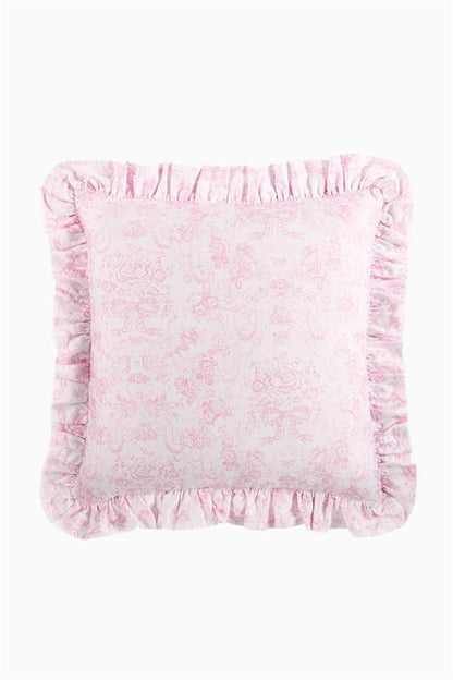 Coussin à volants - CUPIDS PINK