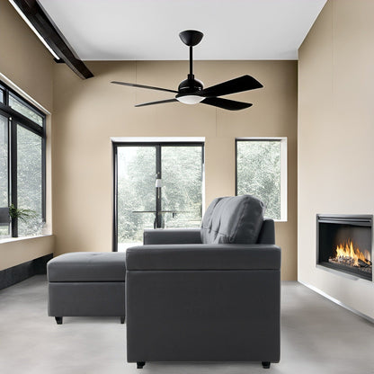 Canapé sectionnel réversible avec lit gigogne, méridienne avec rangement dissimulé, pieds durables,