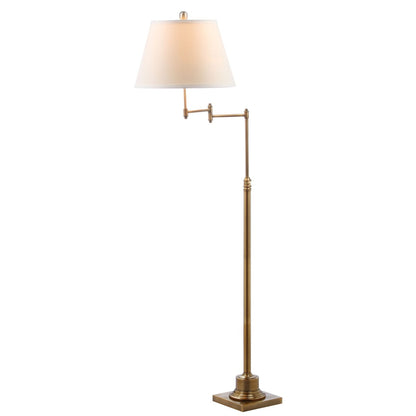 Lampadaire pivotant doré SAFAVIEH Lighting Tracee de 60 pouces - 16 x 16 x 54,5-68,5 - 16 L x 16 P x 69 H