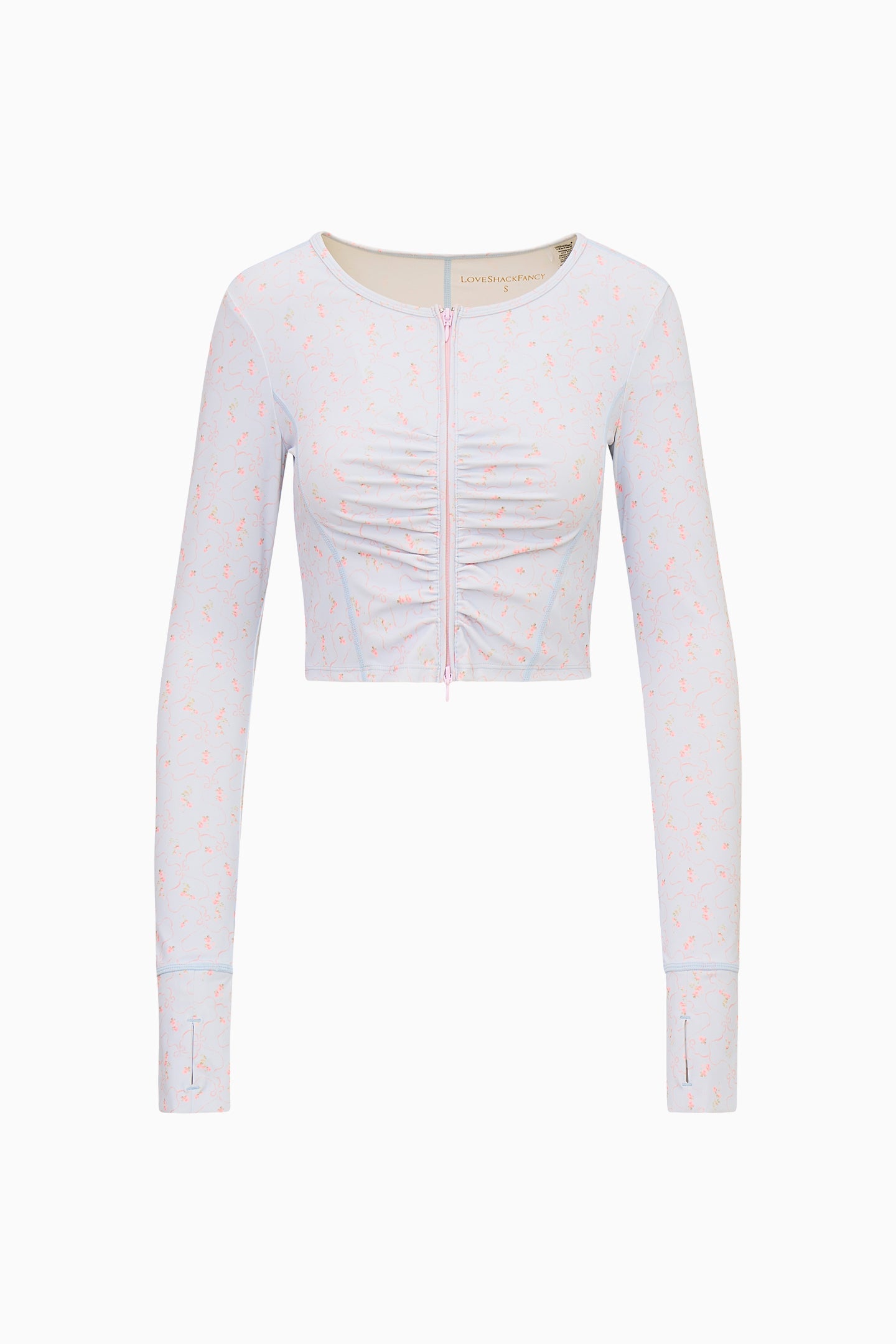 Veste active à fleurs bleues Sindri