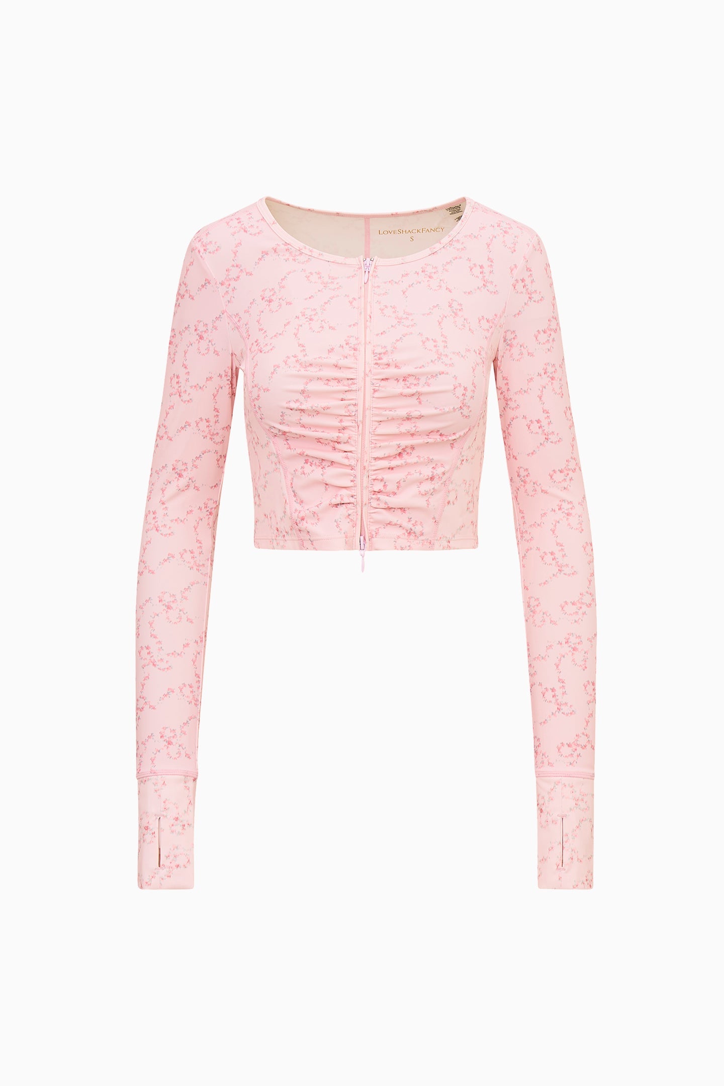 Veste active à imprimé floral et nœud Sindri