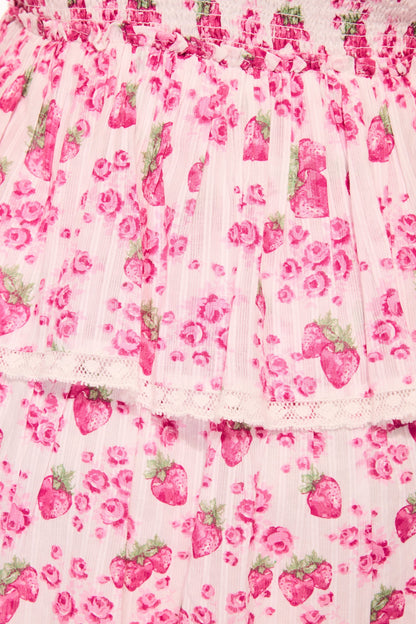 Robe courte d'été Soira à imprimé héritage