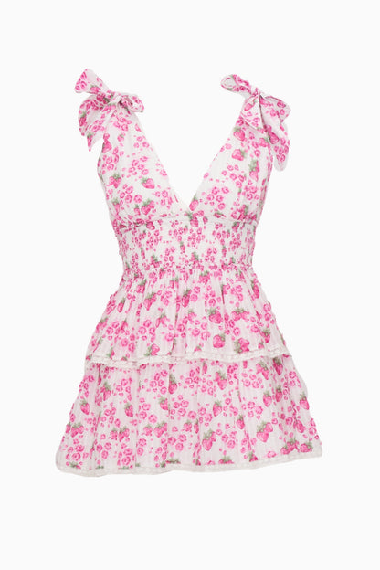 Robe courte d'été Soira à imprimé héritage