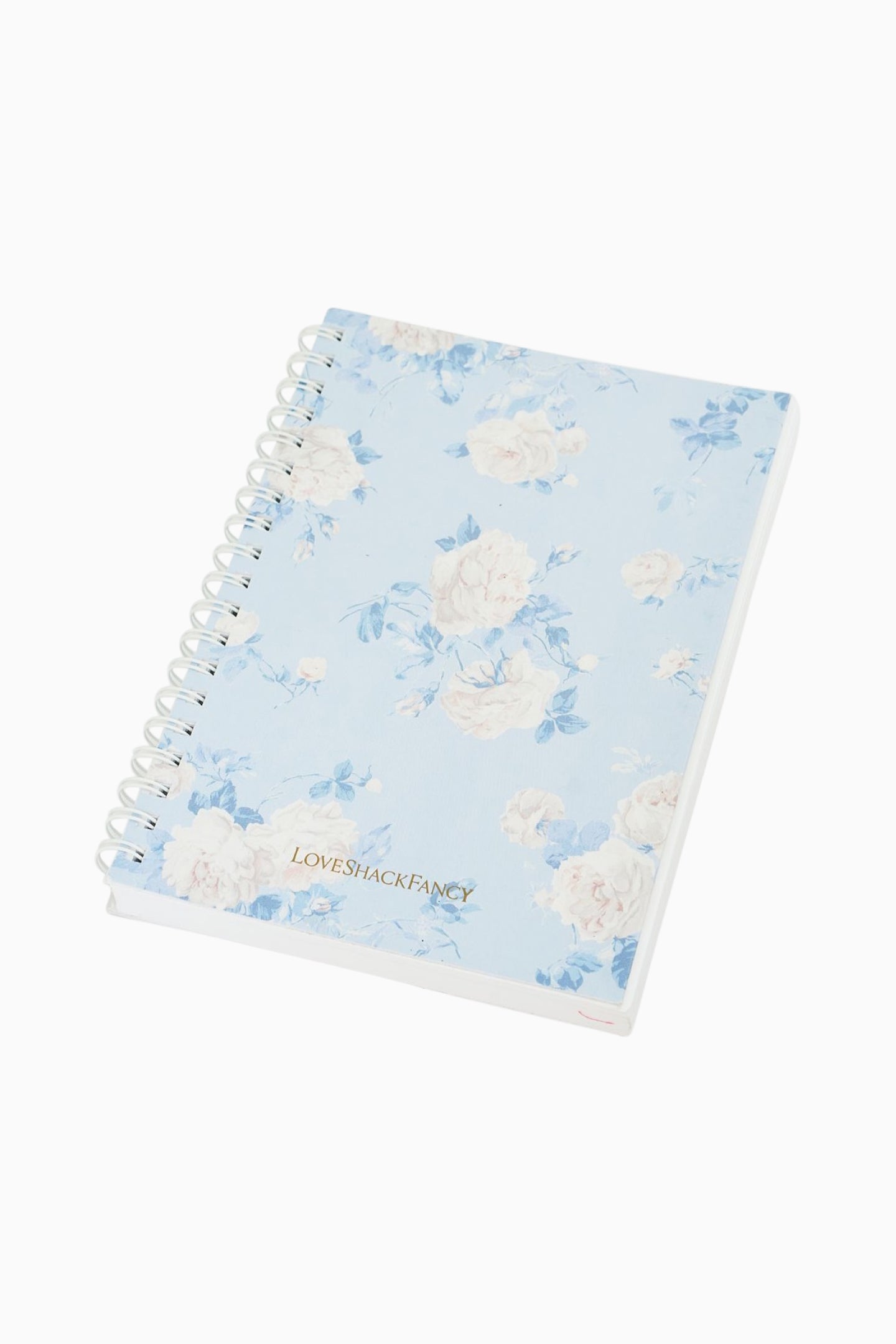 Cahier à spirale bleu murmure