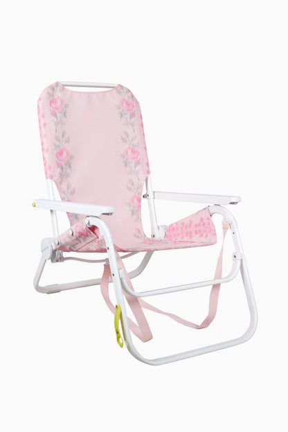 Chaise de plage fleurie LoveShackFancy x SUNFLOW
