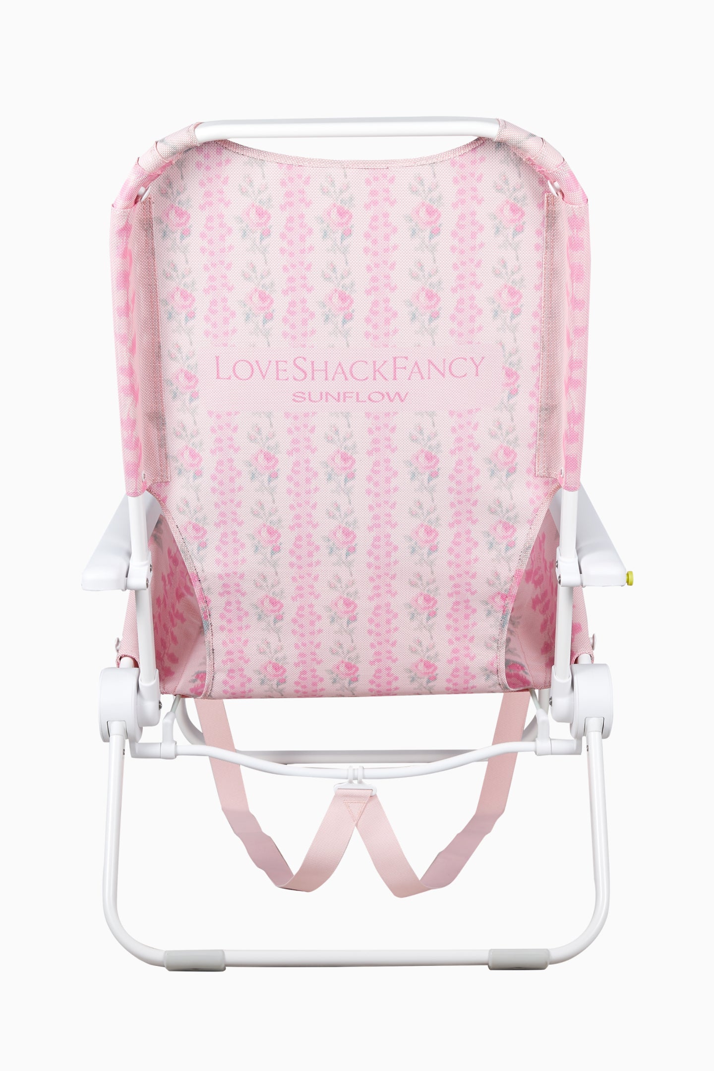 Chaise de plage fleurie LoveShackFancy x SUNFLOW