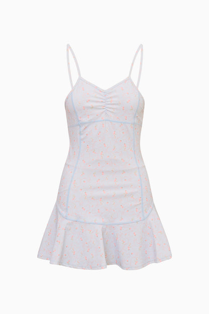 Robe Active Florale Bleue Sylvie