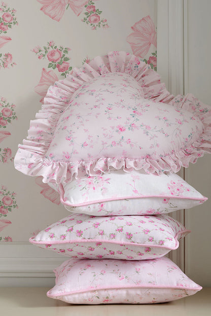 Coussin en lin - FRAISE BASILIC