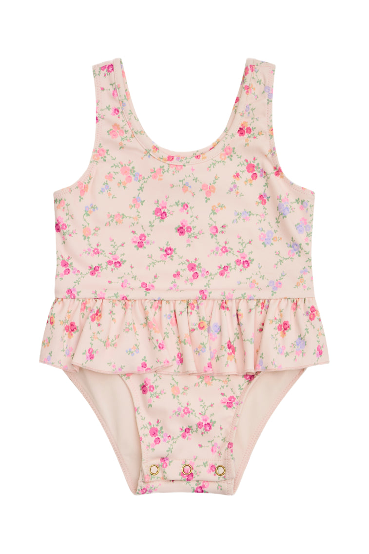 Maillot de bain à volants fleuris pour bébé Tamia