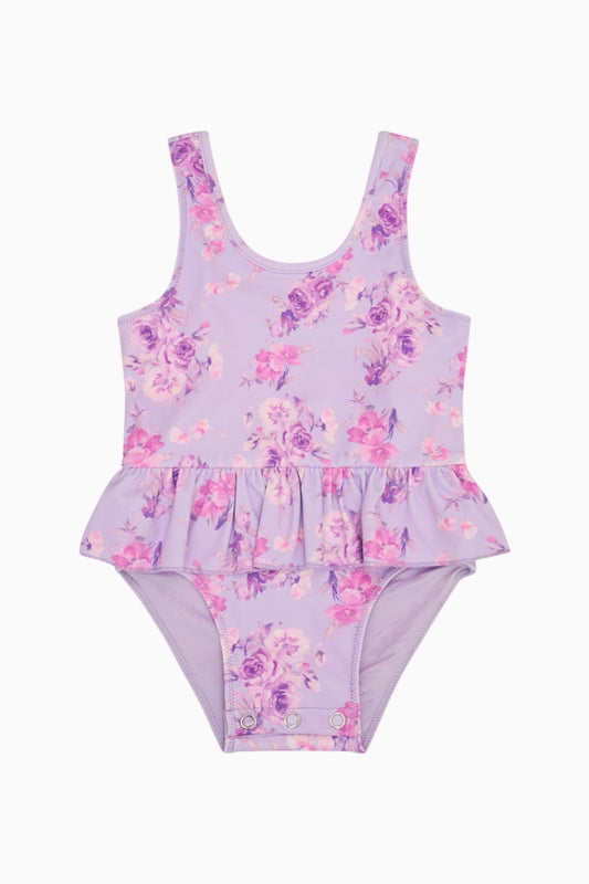 Maillot de bain à volants fleuris pour bébé Tamia