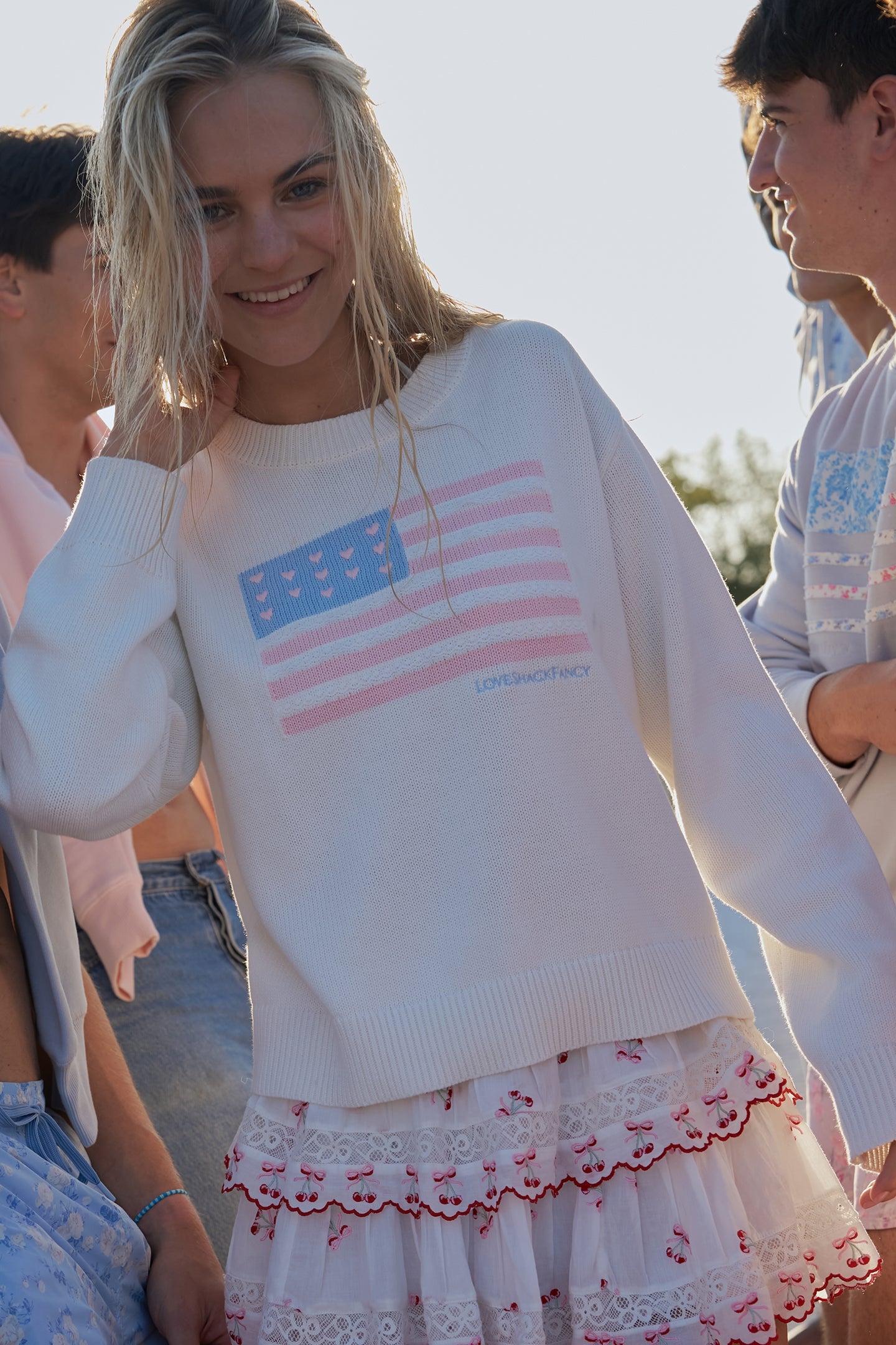 Pull Ty Cotton Flag - IVORY DREAMS