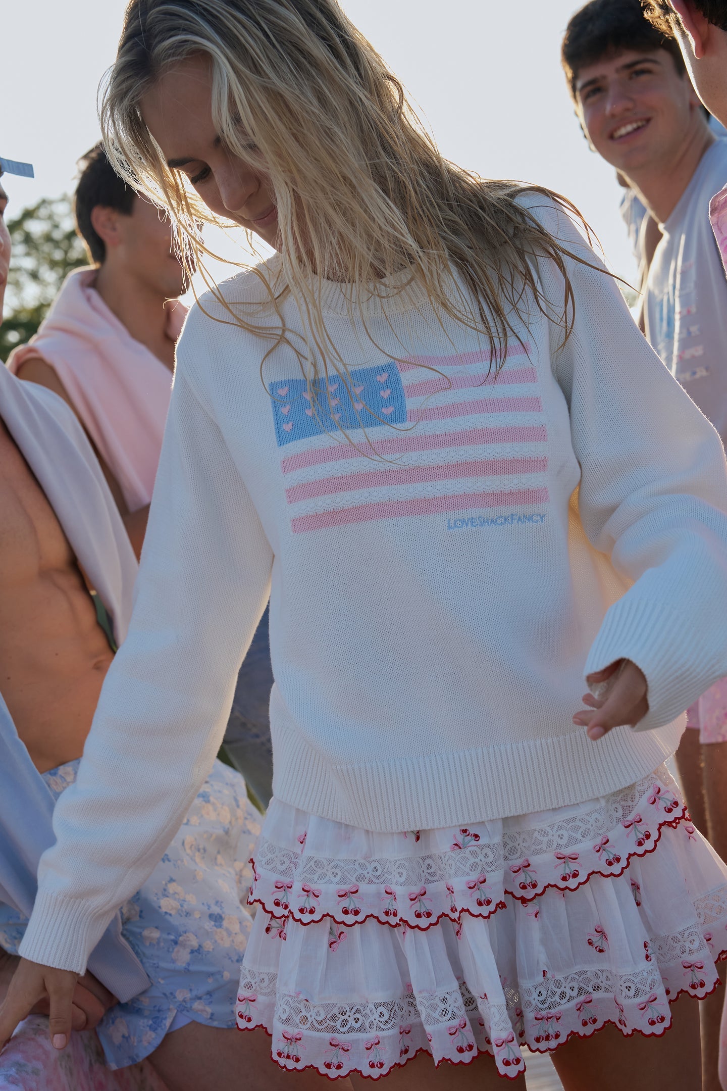 Pull Ty Cotton Flag - IVORY DREAMS