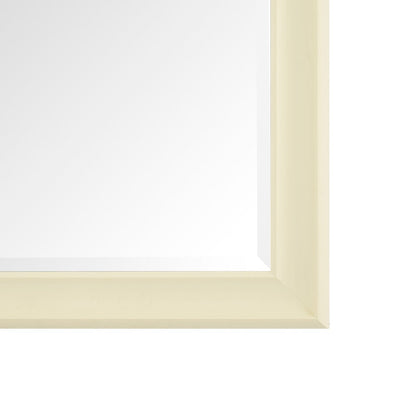 Grand miroir sur toute la surface, miroir surdimensionné, cadre en imitation bois lisse, miroir rectangulaire à suspendre au mur