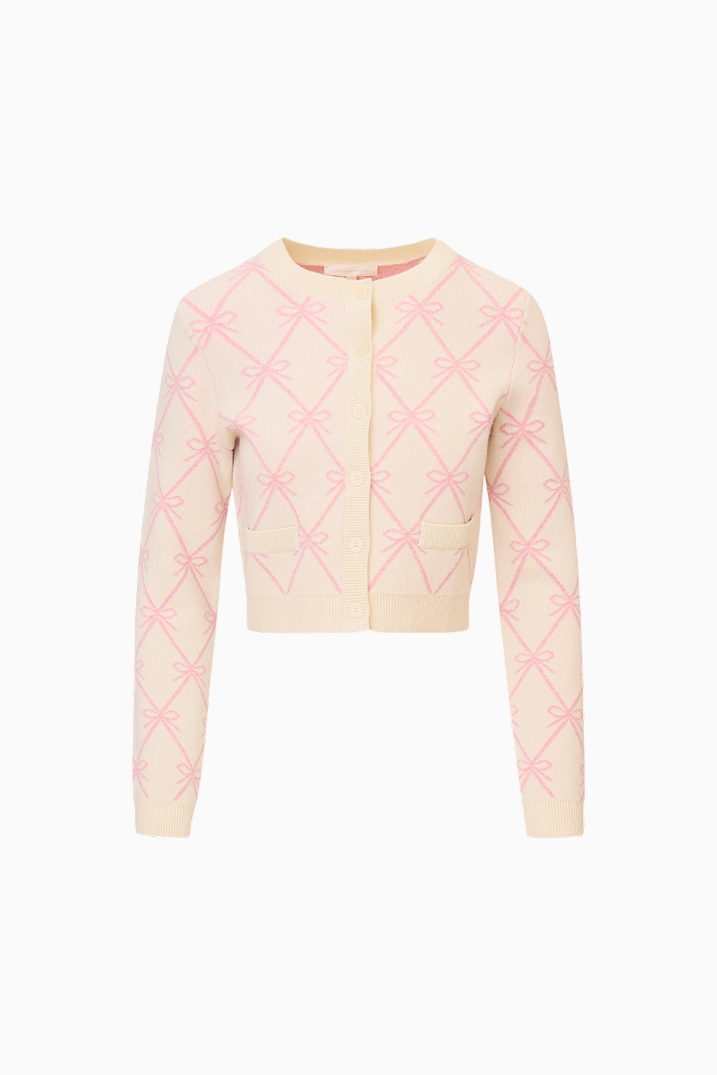 Cardigan à nœud en laine mélangée Veronika
