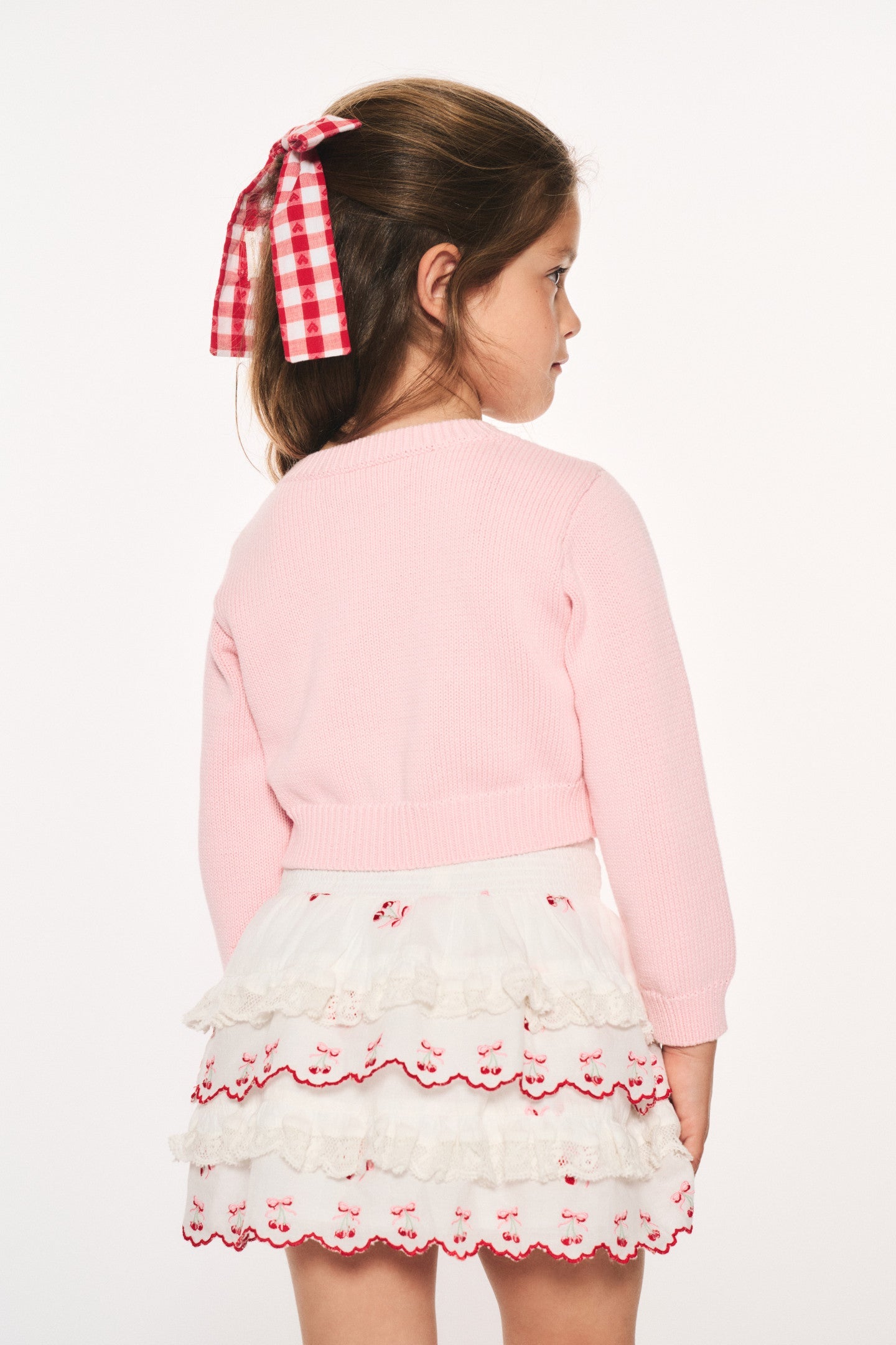 Pull en coton à drapeau Viennetta pour fille