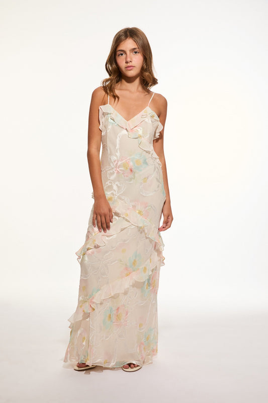 Robe Mini Rialto en soie mélangée pour fille