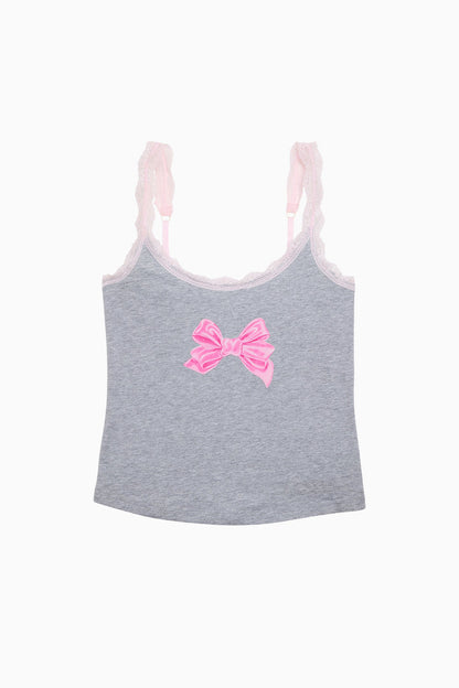 Camisole en coton PINK x LoveShackFancy