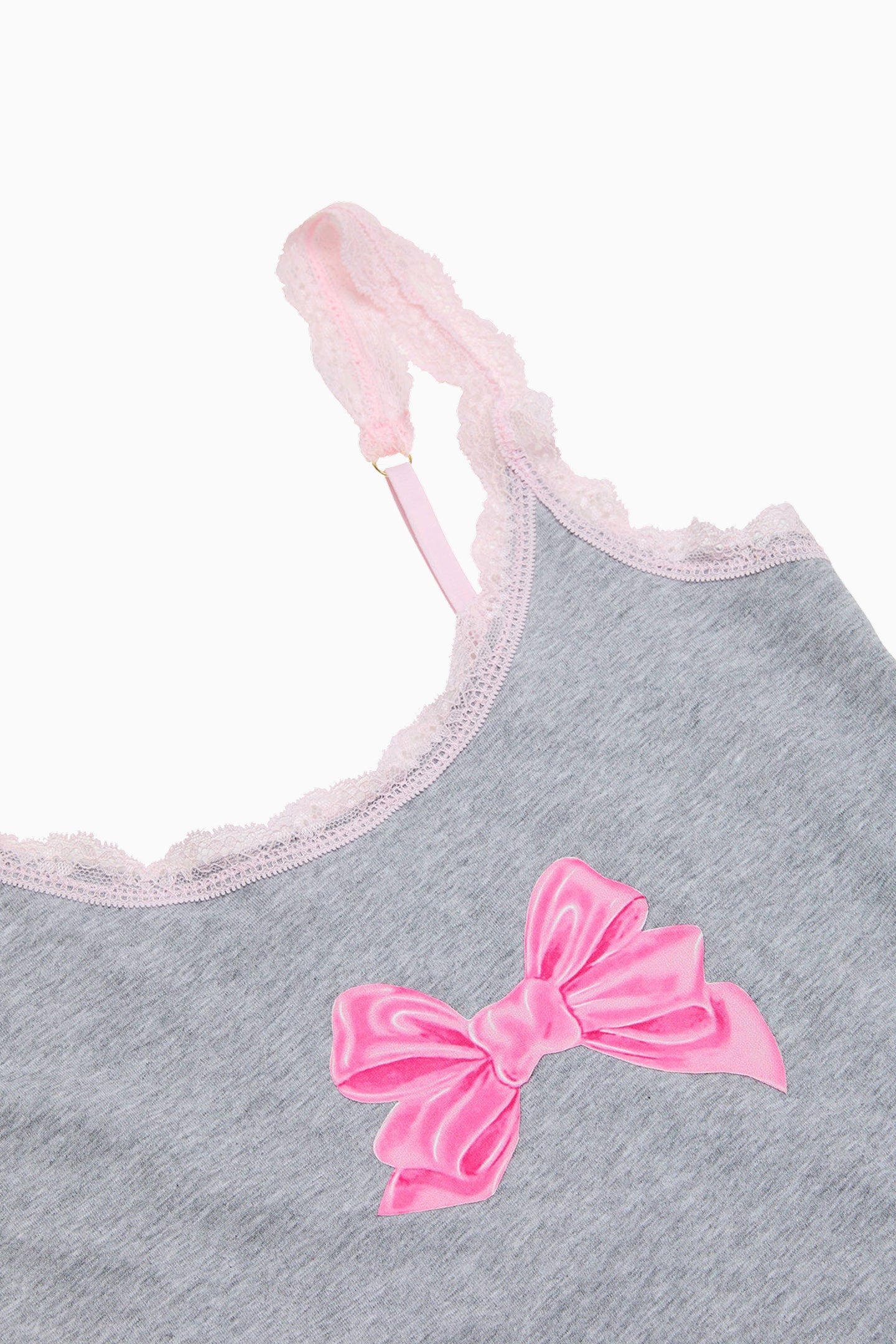 Camisole en coton PINK x LoveShackFancy