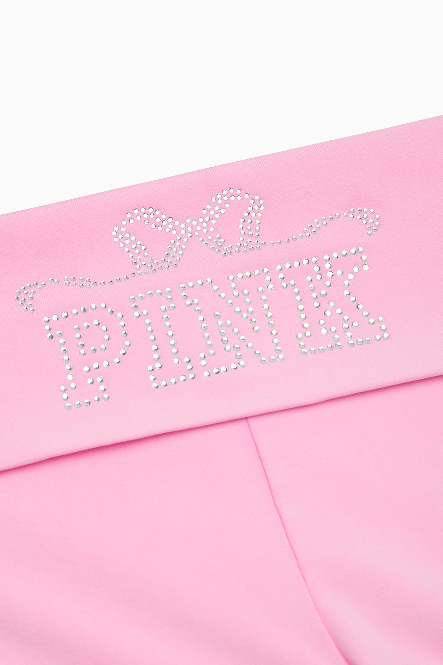 Legging évasé en coton délavé PINK x LoveShackFancy