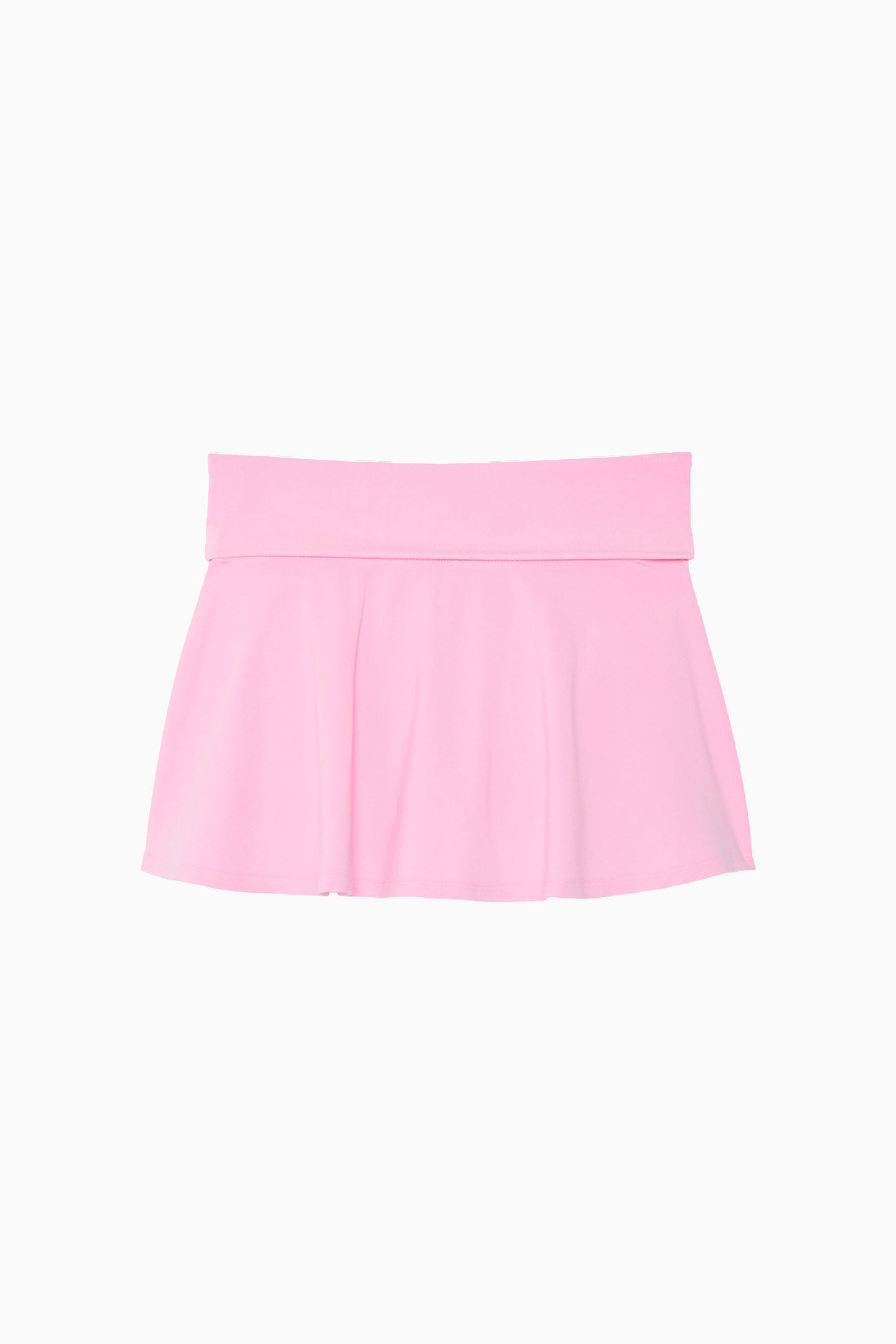 Jupe séduisante à rabat en coton PINK x LoveShackFancy