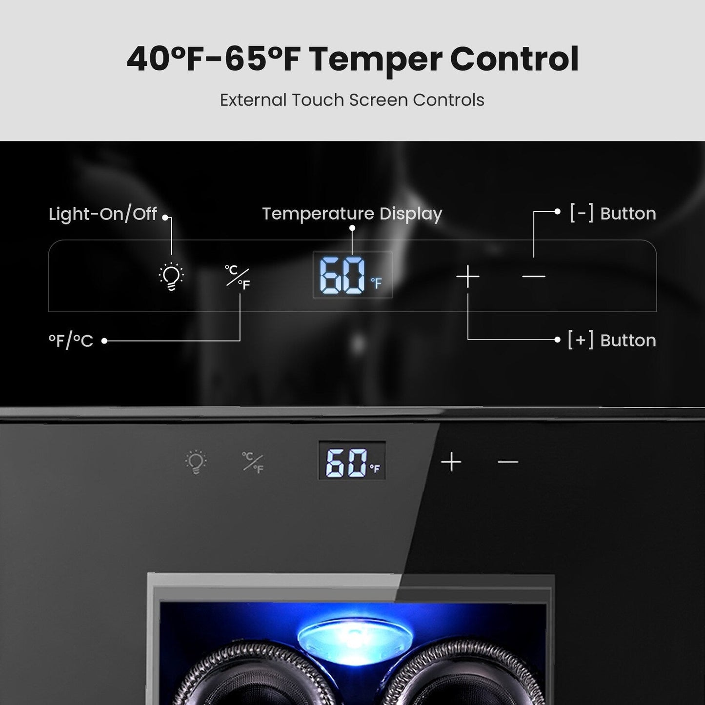 Réfrigérateur à vin Yeego pour 8 bouteilles