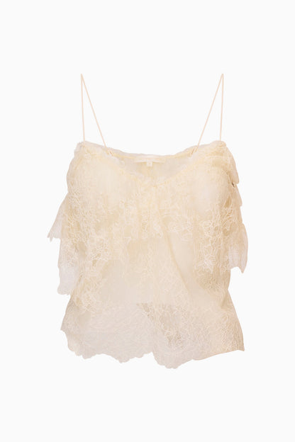 Haut en dentelle transparente Zhanya