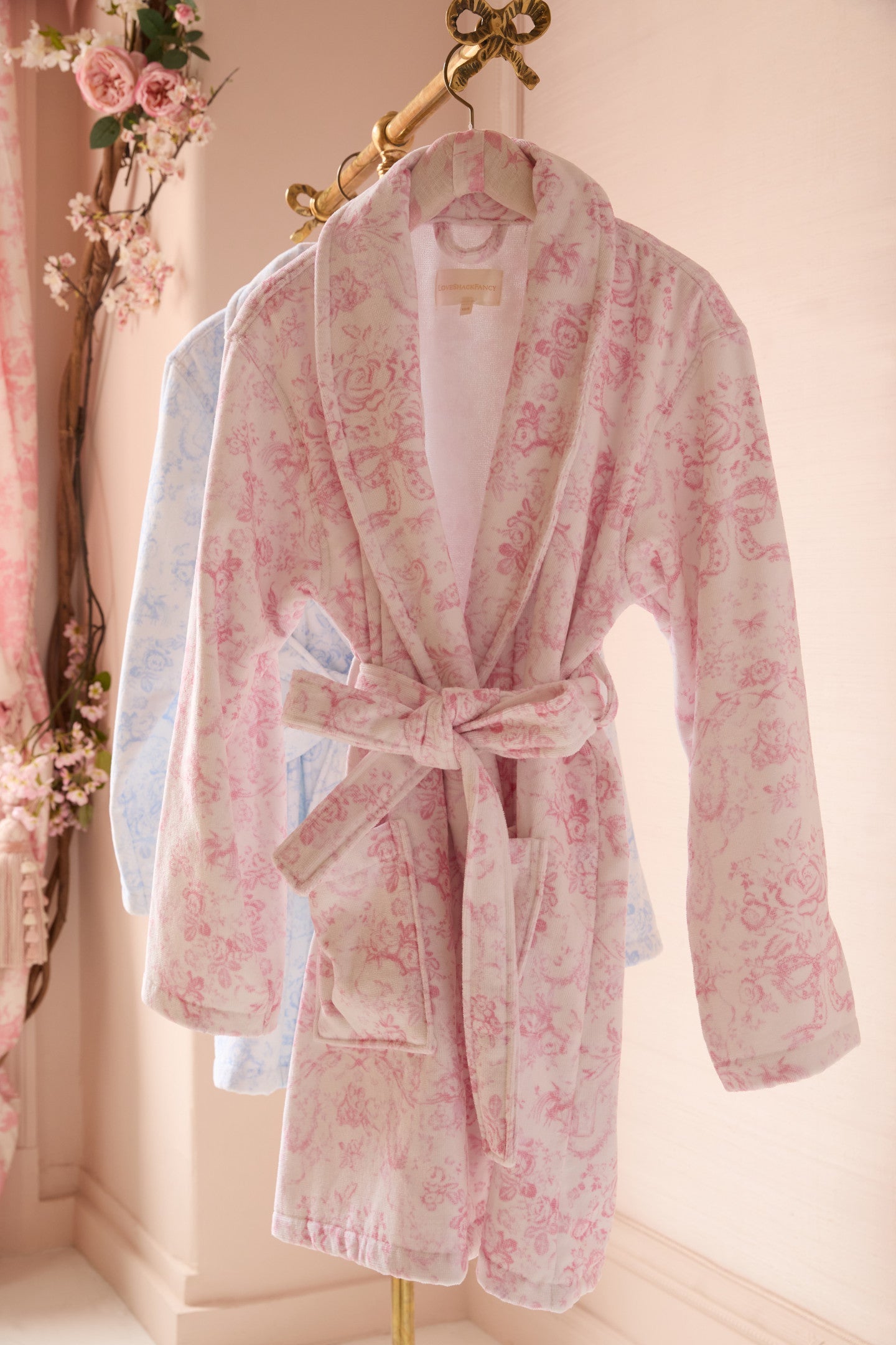 Peignoir en coton Indie - CUPIDS PINK