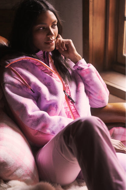BOGNER FIRE+ICE x LoveShackFancy Veste polaire Ninetta - HIBISCUS