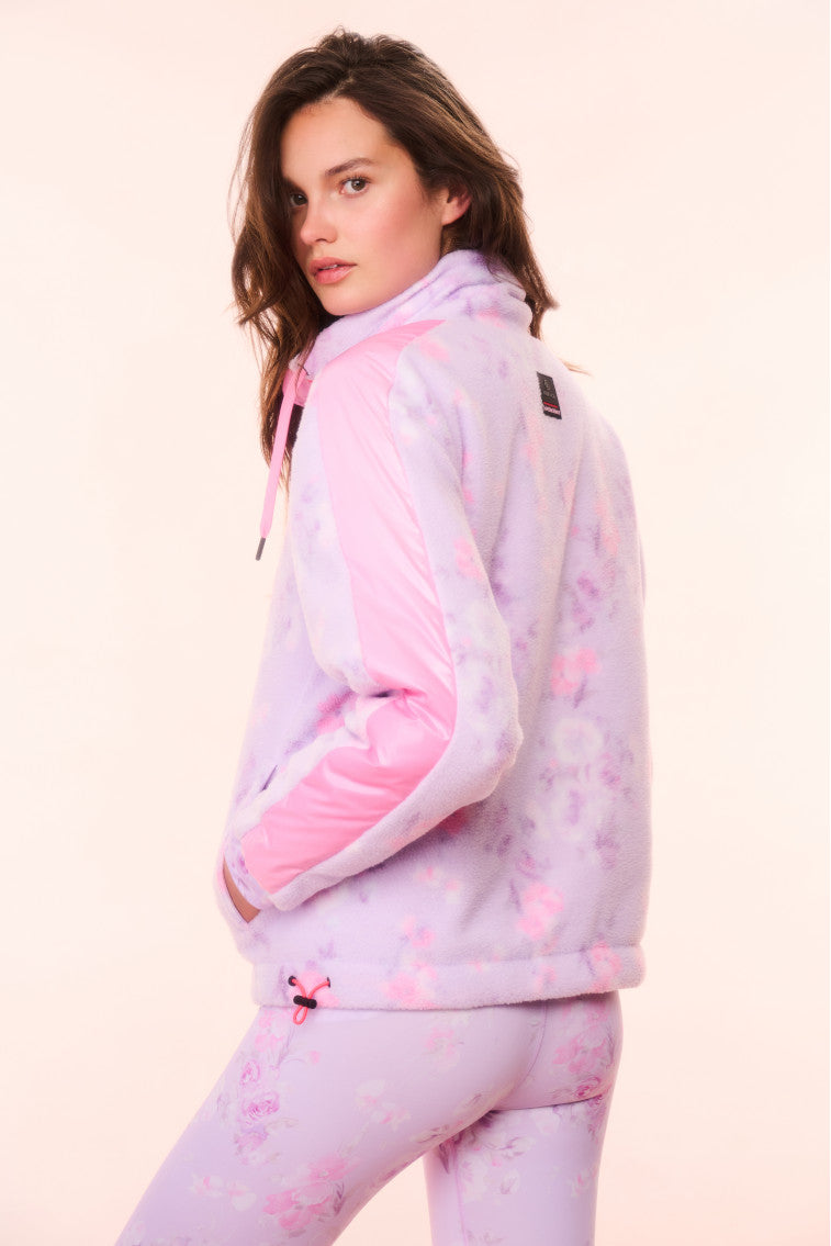 BOGNER FIRE+ICE x LoveShackFancy Veste polaire Ninetta - HIBISCUS