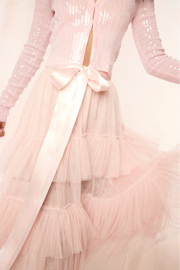 Jupe longue en tulle Parriott