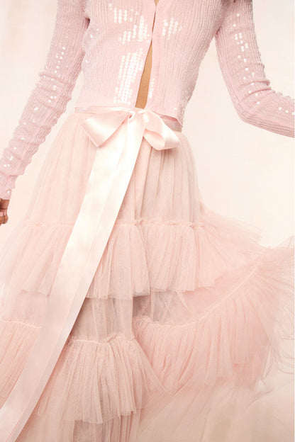 Jupe longue en tulle Parriott