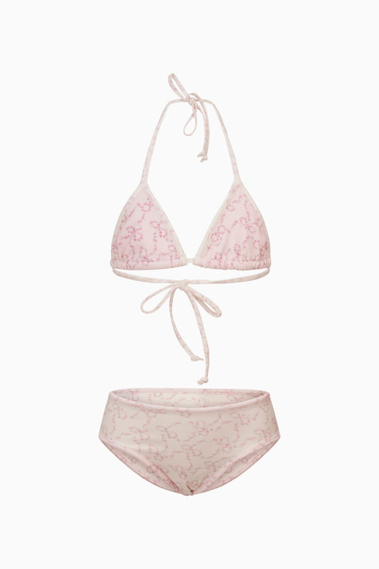 Bikini Finnie à imprimé floral et nœud pour fille