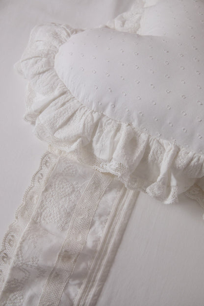 Ensemble de draps et taies d'oreiller victoriens